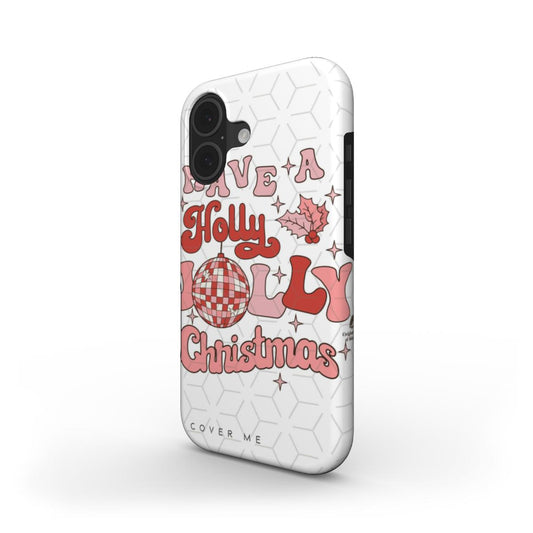 Holly Jolly Christmas Retro MagSafe Tough Phone Case