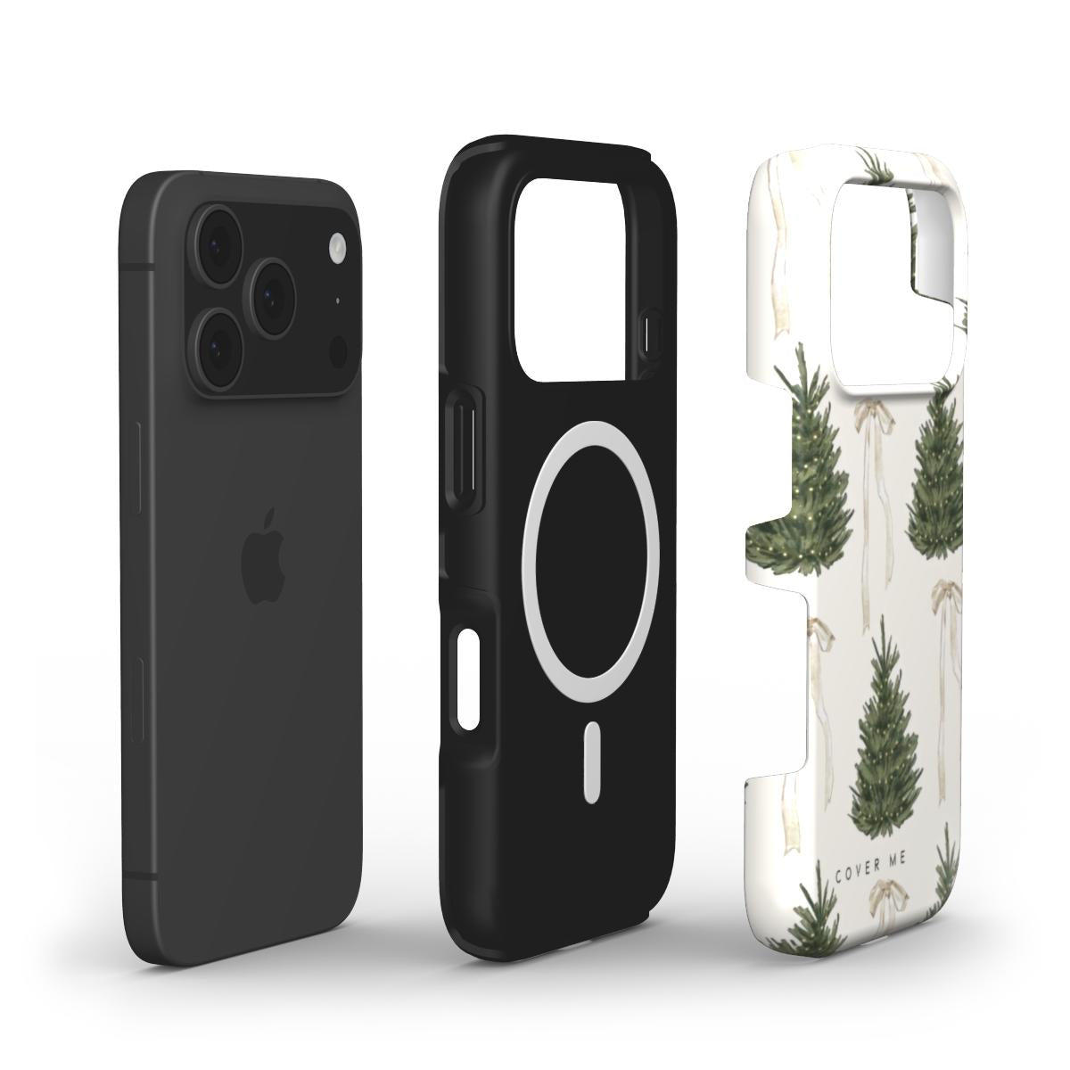 Classic Holiday Trees & Ribbons MagSafe Tough Phone Case