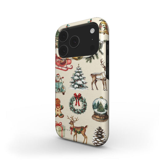 Vintage Christmas Pattern MagSafe Tough Case