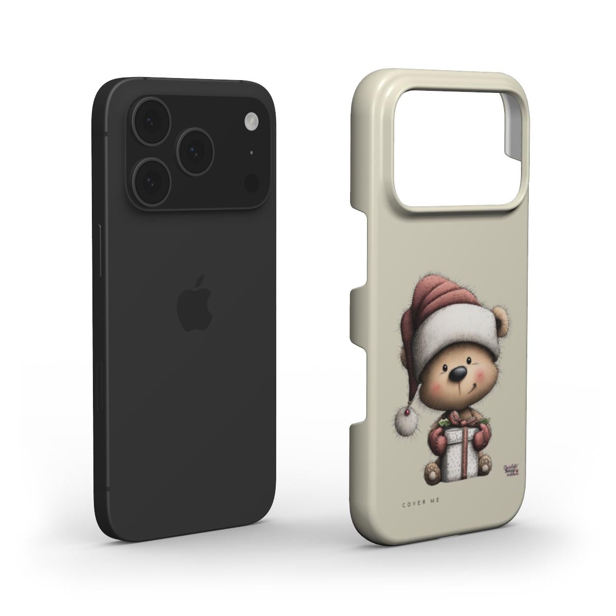 Cozy Christmas: Festive Bear Snap Phone Case