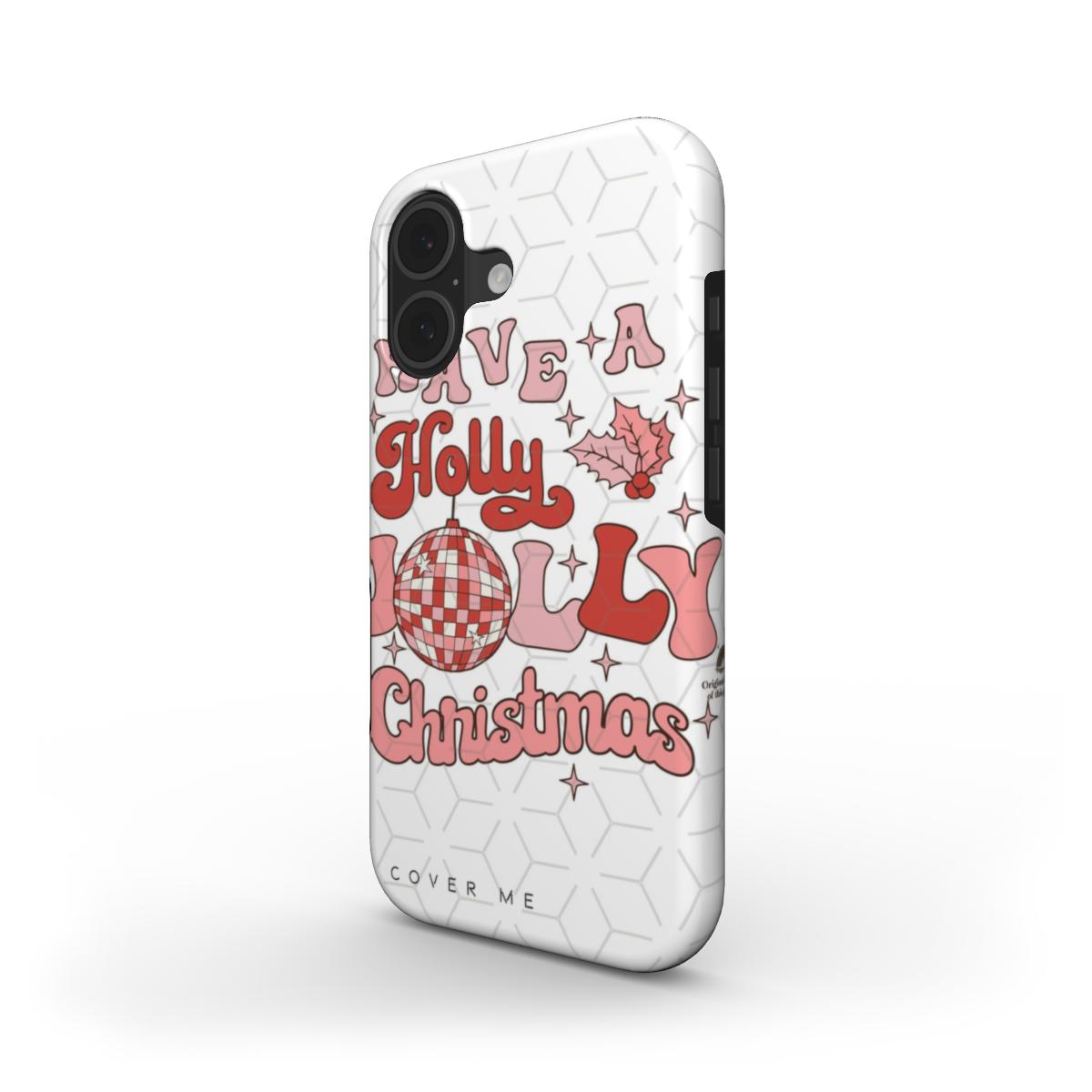 Holly Jolly Christmas Retro MagSafe Tough  Phone Case