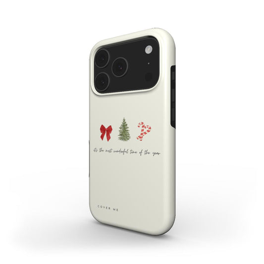 "It's the most wonderful time of the year" MagSafe Tough phone case.