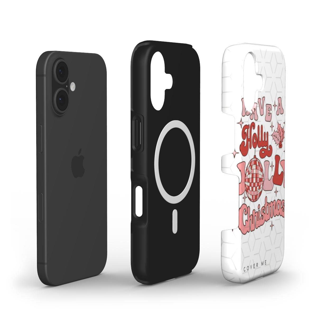 Holly Jolly Christmas Retro MagSafe Tough  Phone Case