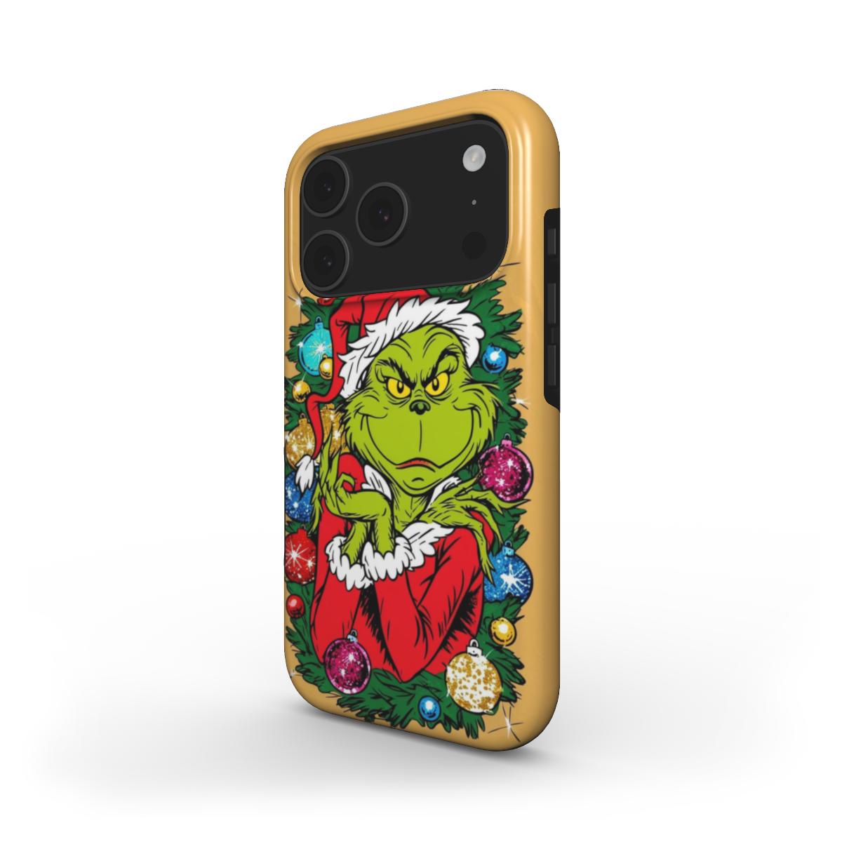 "I Like Christmas, It's People I Hate" Grinch MagSafe Tough Phone Case