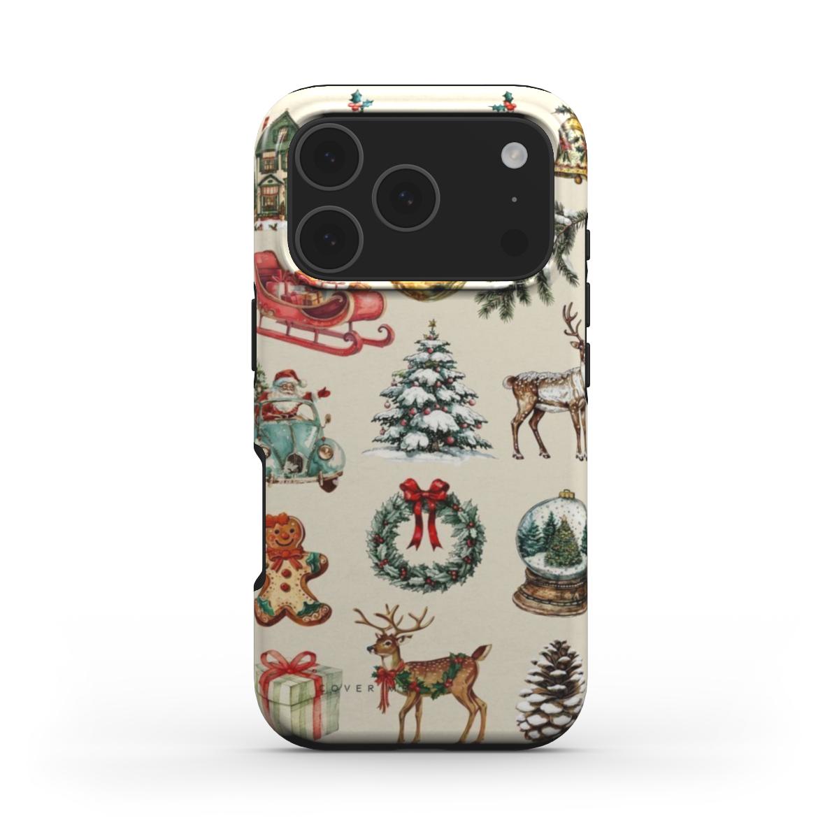 Vintage Christmas Pattern MagSafe Tough Case