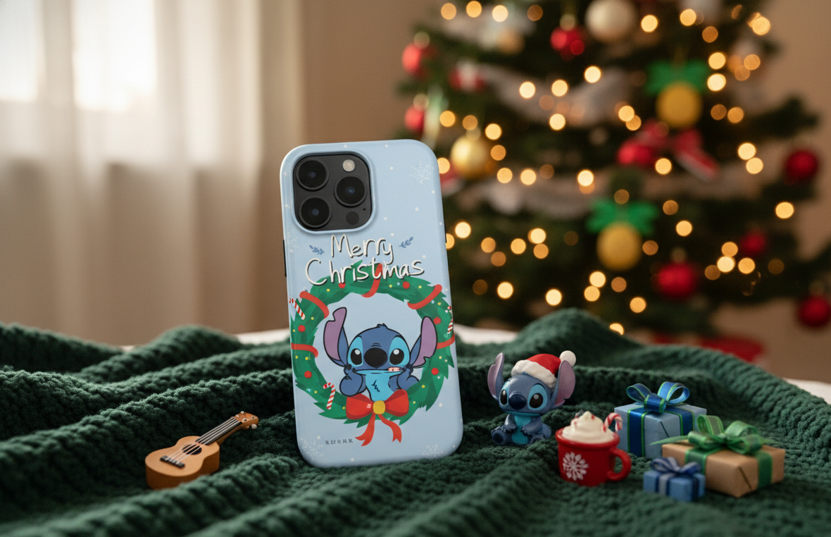 Stitch Holiday Wreath MagSafe Tough  Phone Case