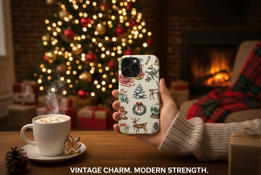 Vintage Christmas Pattern MagSafe Tough Case