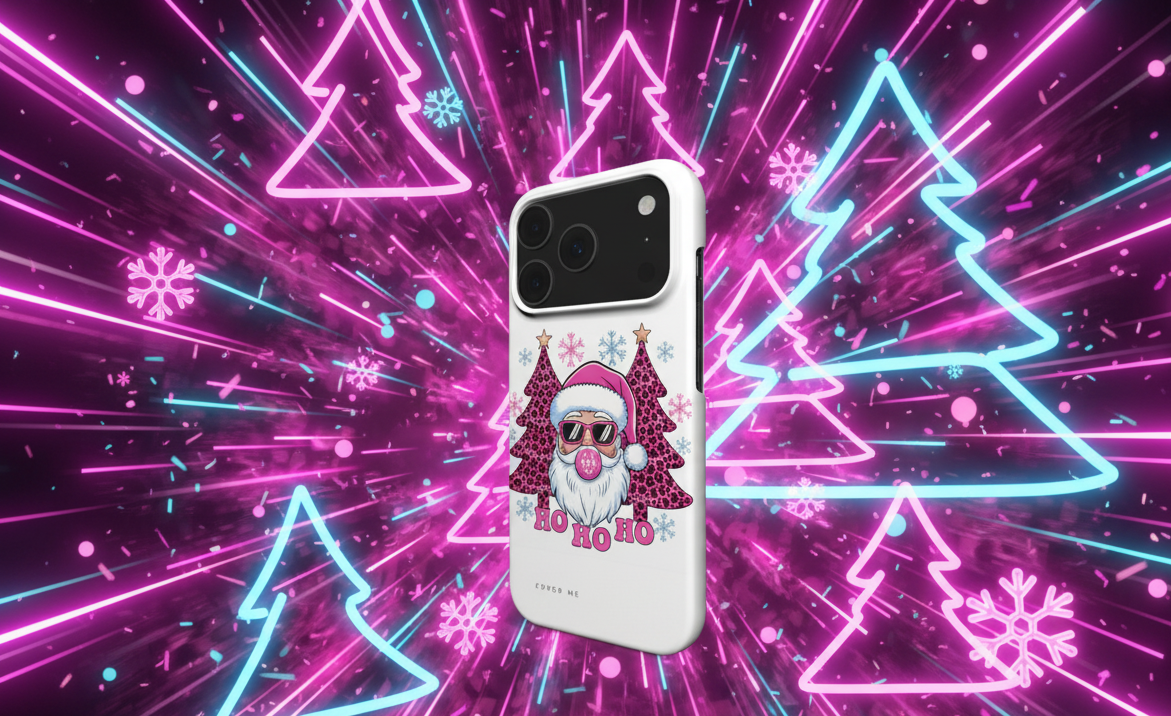 Funky Santa Phone Case Snap Phone Case