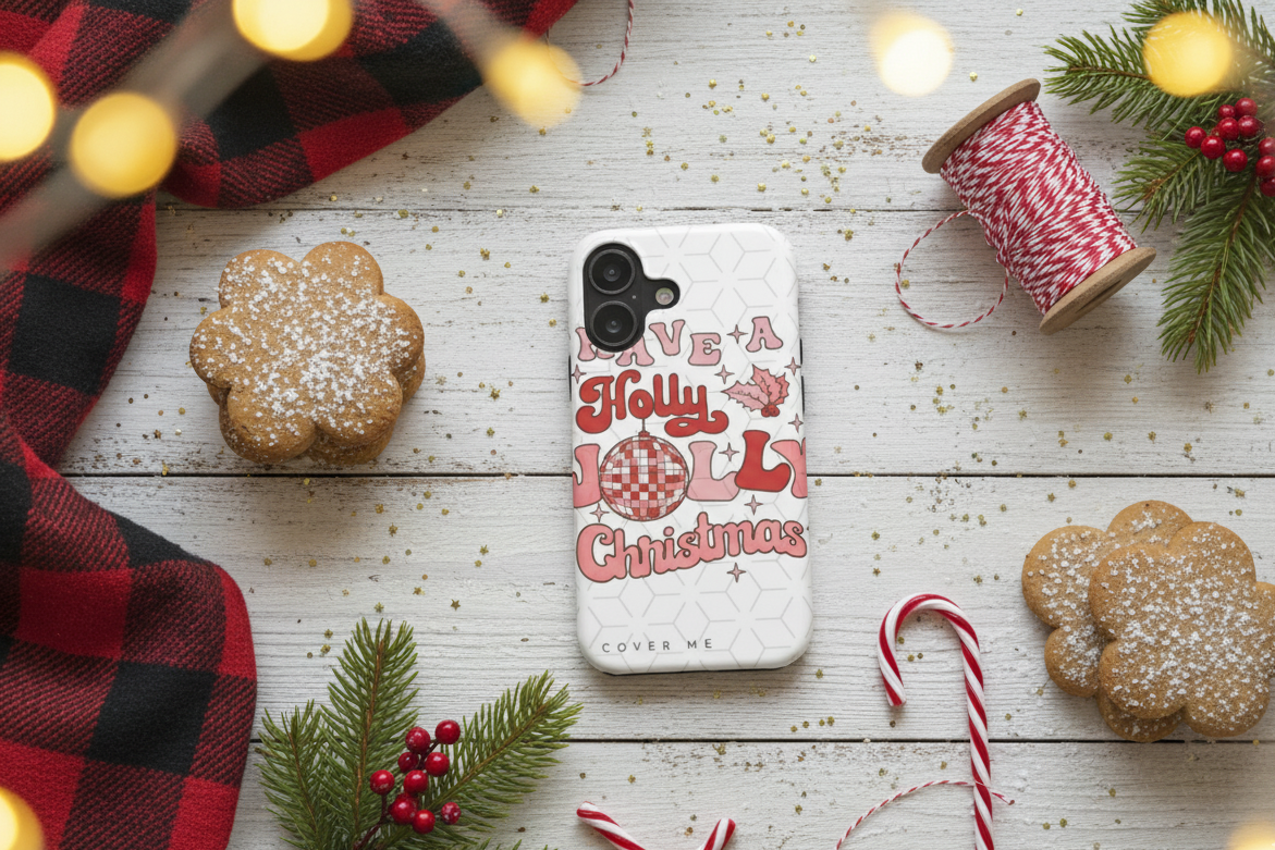 Holly Jolly Christmas Retro MagSafe Tough  Phone Case