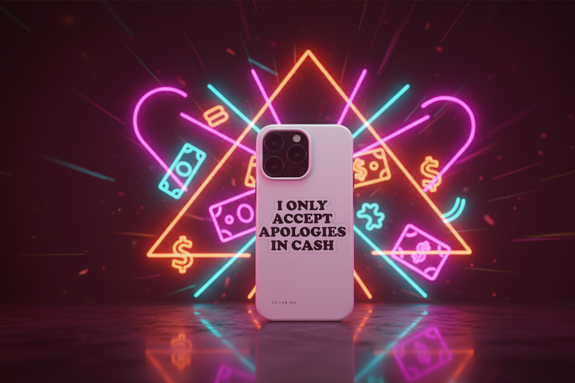 APOLOGY ACCEPTED (Cash Only ) Snap Phone Case