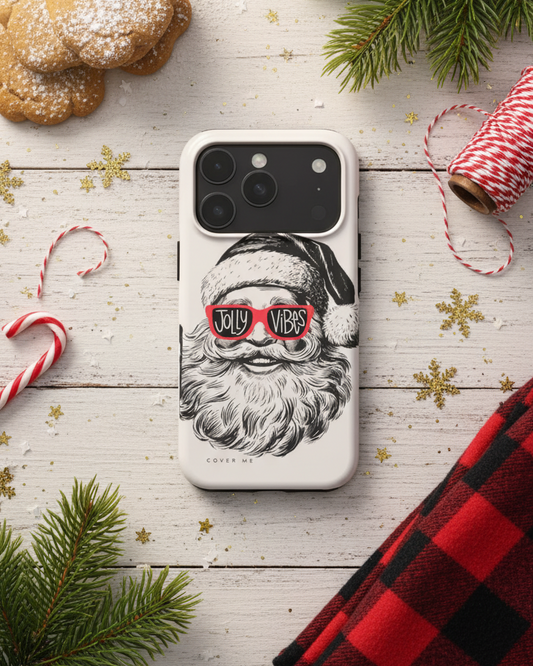"Jolly Vibes" Santa MagSafe Tough Phone Case!