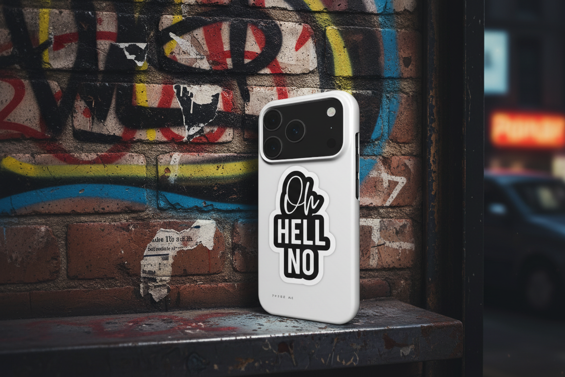 "Oh Hell No" Snap Phone Case