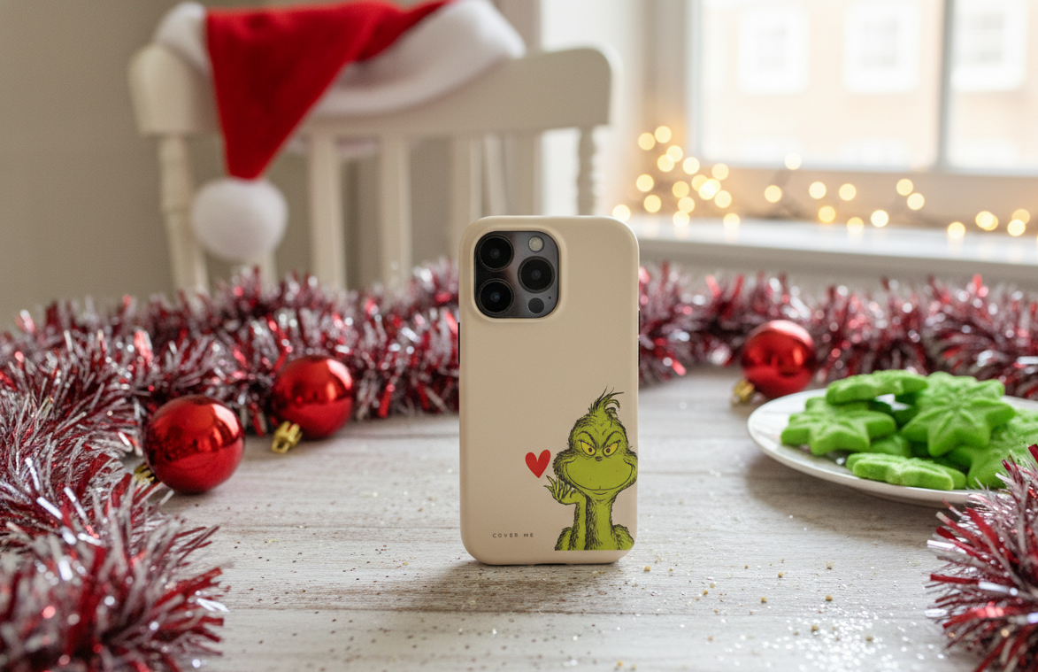 The Iconic Grinch Face MagSafe Tough Phone Case